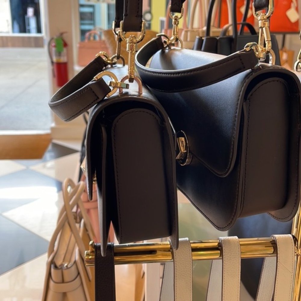 Kate Spade Flap Crossbody Smooth Leather Black - Picture 6 of 16